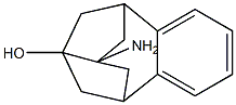 11-aminotetracyclo[8.2.1.1~8,11~.0~2,7~]tetradeca-2,4,6-trien-10-ol Struktur