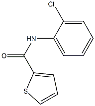 N-(2-chlorophenyl)-2-thiophenecarboxamide Struktur