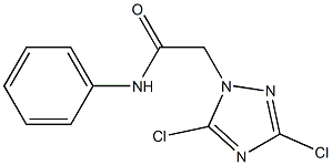 2-(3,5-dichloro-1H-1,2,4-triazol-1-yl)-N-phenylacetamide Struktur