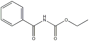 ethyl benzoylcarbamate Struktur