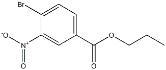 propyl 4-bromo-3-nitrobenzoate Struktur