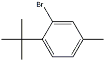 2-bromo-1-tert-butyl-4-methylbenzene Struktur