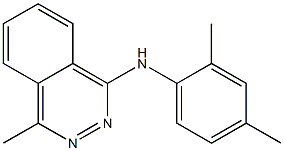 N-(2,4-dimethylphenyl)-4-methyl-1-phthalazinamine Struktur