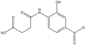 4-{2-hydroxy-4-nitroanilino}-4-oxobutanoic acid Struktur