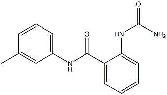 2-[(aminocarbonyl)amino]-N-(3-methylphenyl)benzamide Struktur