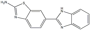 6-(1H-benzimidazol-2-yl)-1,3-benzothiazol-2-amine Struktur