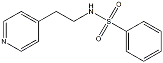 N-[2-(4-pyridinyl)ethyl]benzenesulfonamide Struktur