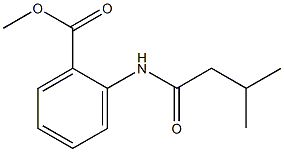 methyl 2-[(3-methylbutanoyl)amino]benzoate Struktur