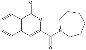 3-(1-azepanylcarbonyl)-1H-isochromen-1-one Struktur