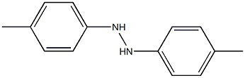 1,2-bis(4-methylphenyl)hydrazine Struktur