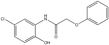 N-(5-chloro-2-hydroxyphenyl)-2-phenoxyacetamide Struktur