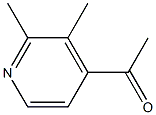 1-(2,3-dimethyl-4-pyridinyl)ethanone Struktur