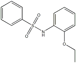 N-(2-ethoxyphenyl)benzenesulfonamide Struktur