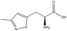 3-(3-methyl-5-isoxazolyl)alanine Struktur