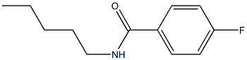 4-fluoro-N-pentylbenzamide Struktur