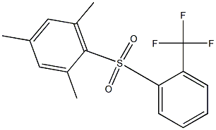 mesityl 2-(trifluoromethyl)phenyl sulfone Struktur