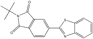 5-(1,3-benzothiazol-2-yl)-2-tert-butyl-1H-isoindole-1,3(2H)-dione Struktur