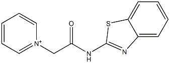 1-[2-(1,3-benzothiazol-2-ylamino)-2-oxoethyl]pyridinium Struktur