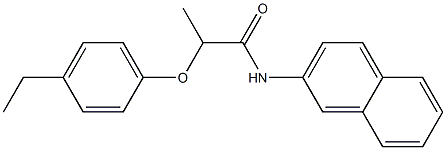 2-(4-ethylphenoxy)-N-(2-naphthyl)propanamide Struktur