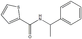 N-(1-phenylethyl)-2-thiophenecarboxamide Struktur