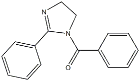 1-benzoyl-2-phenyl-4,5-dihydro-1H-imidazole Struktur