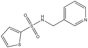 N-(3-pyridinylmethyl)-2-thiophenesulfonamide Struktur