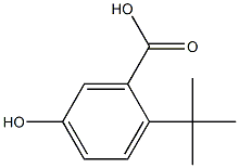 2-tert-butyl-5-hydroxybenzoic acid Struktur