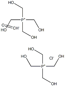 Tetrakis(hydroxymethyl)phosphonium chloride-carbamide Struktur