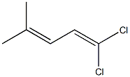 1,1-Dichloro-4-methyl-1,3-pentadiene Struktur