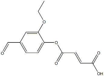 Ethyl Vanillin Fumaric Acid Struktur