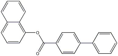 1-naphthyl [1,1'-biphenyl]-4-carboxylate Struktur