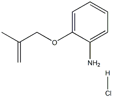 2-[(2-methyl-2-propenyl)oxy]aniline hydrochloride Struktur