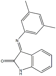 3-[(3,5-dimethylphenyl)imino]-1H-indol-2-one Struktur