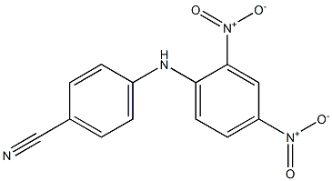 4-(2,4-dinitroanilino)benzonitrile Struktur