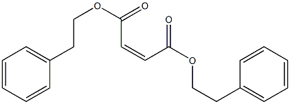 diphenethyl (Z)-2-butenedioate Struktur