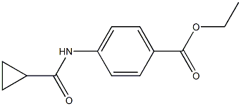 ethyl 4-[(cyclopropylcarbonyl)amino]benzoate Struktur