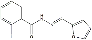 N'-[(E)-2-furylmethylidene]-2-iodobenzohydrazide Struktur