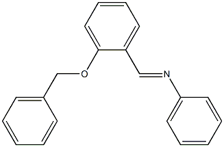 N-{(E)-[2-(benzyloxy)phenyl]methylidene}-N-phenylamine Struktur