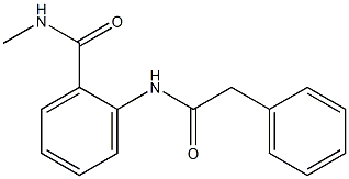 N-methyl-2-[(2-phenylacetyl)amino]benzamide Struktur