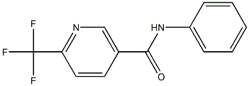 N-phenyl-6-(trifluoromethyl)nicotinamide Struktur