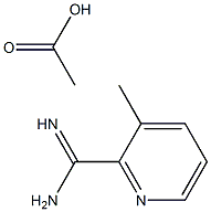 3-methylpicolinamidine acetic acid Struktur