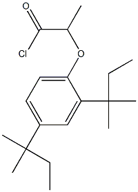 2-(2,4-Di-tert-pentylphenoxy)propanoic acid chloride Struktur