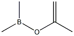 Dimethyl(1-methylvinyloxy)borane Struktur