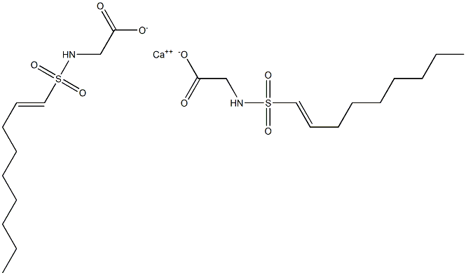 Bis[N-(1-nonenylsulfonyl)glycine]calcium salt Struktur