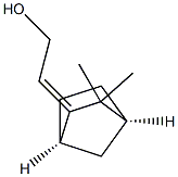 2-[(1R,4S)-3,3-Dimethylbicyclo[2.2.1]heptan-2-ylidene]ethanol Struktur