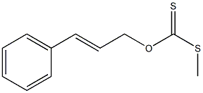 Dithiocarbonic acid S-methyl O-(3-phenyl-2-propenyl) ester Struktur