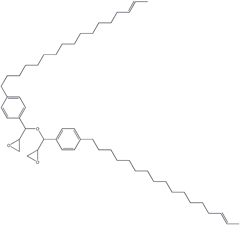 4-(15-Heptadecenyl)phenylglycidyl ether Struktur