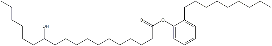 12-Hydroxystearic acid 2-nonylphenyl ester Struktur