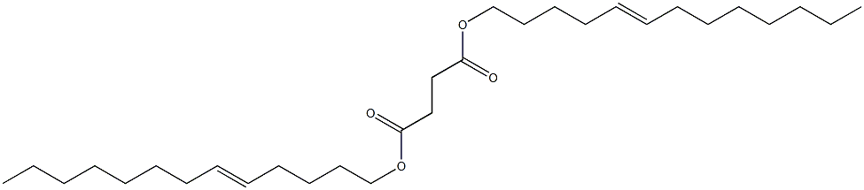 Succinic acid di(5-tridecenyl) ester Struktur