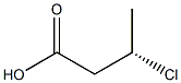 [S,(+)]-3-Chlorobutyric acid Struktur